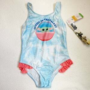 Star Wars Baby Yoda Swim Suit 5t NWT